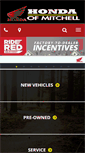 Mobile Screenshot of hondaofmitchell.com